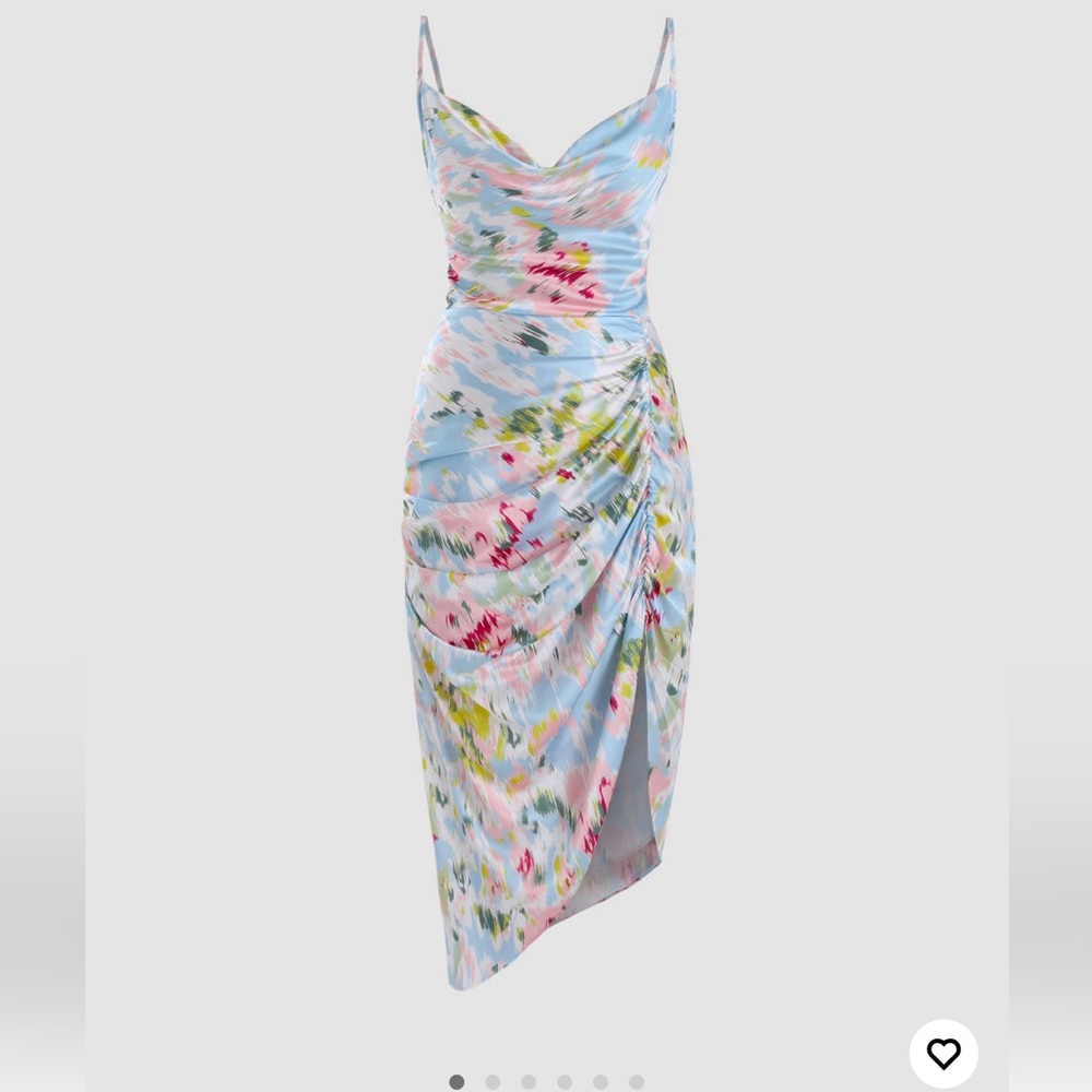 BNWT Satin Asymmetrical Dress